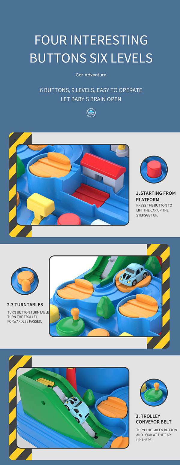 Race Tracks for Boys Car Adventure Toys for kids City Rescue Preschool Educational Toy Vehicle Puzzle Car Track Playsets