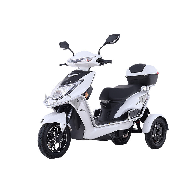 Peerless Hot sale fashionable three wheels scooter  electric passenger tricycle ckd cheaper mobility e motos scooters