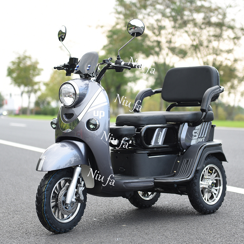 Hot sell electric tricycle in electric scooters 3 three wheel disability with padals for adults/elderly