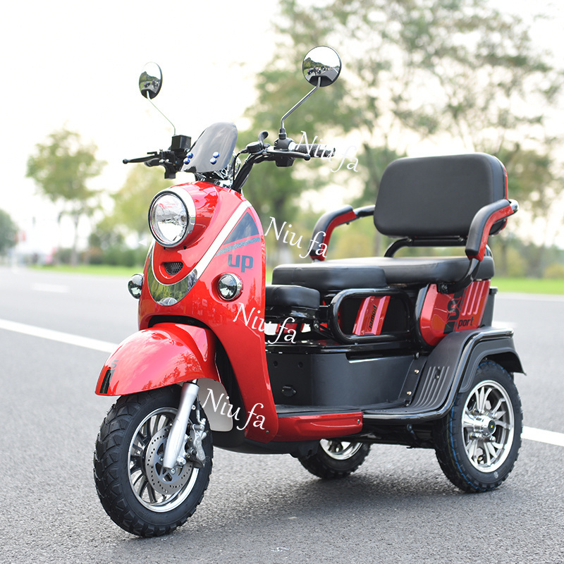 Hot sell electric tricycle in electric scooters 3 three wheel disability with padals for adults/elderly