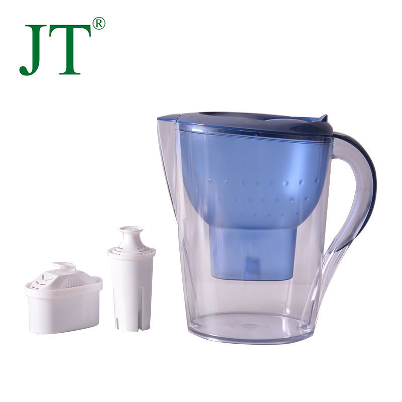 New design water filter pitcher household filter jug purifier activated carbon replaceable cartridge