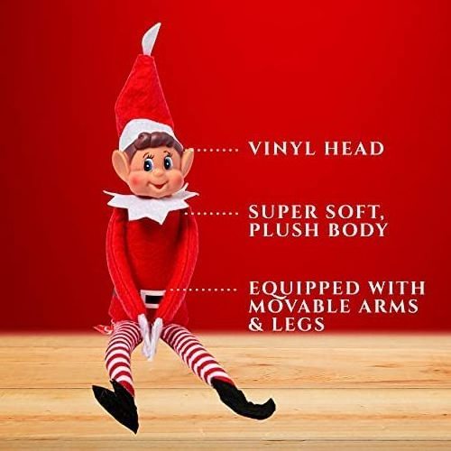 Hot sell Christmas Elf Behaving Badly Plush Toy Novelty Long Bendy Naughty Boy Christmas Elves Doll | 12 Inches