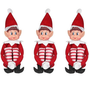 Hot sell Christmas Elf Behaving Badly Plush Toy Novelty Long Bendy Naughty Boy Christmas Elves Doll | 12 Inches