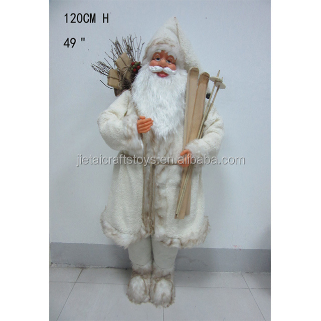 120CM H Christmas santa father xmas decoration door and windows show