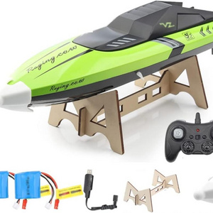 2.4G 25kM/H Electric High Speed RC Racing Boats Model Toy For Pools Lakes Automatically 180 Degree Flipping