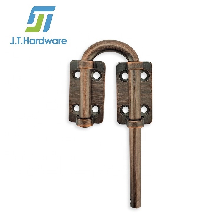 Stainless Steel Slide Door Bolt Hook Lock Security Sliding Patio Door Latch