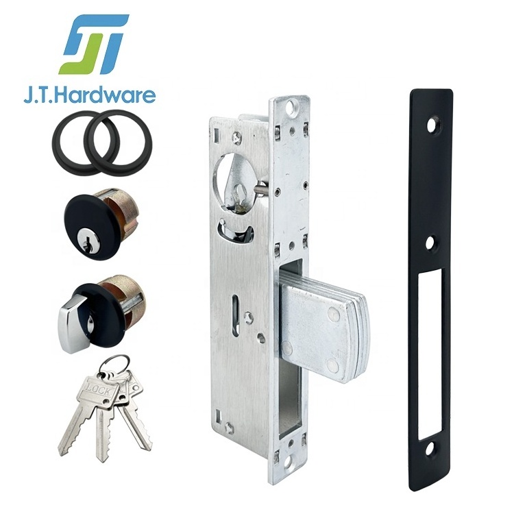 CR L Narrow Stile Aluminum Long Throw Deadbolt Storefront Door Lock With Thumbturn