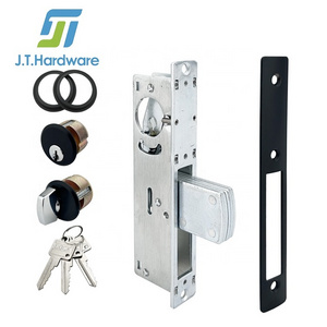 CR L Narrow Stile Aluminum Long Throw Deadbolt Storefront Door Lock With Thumbturn