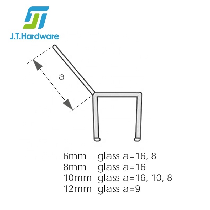 Dual Durometer Clear Polycarbonates PC Frameless Shower Door Bottom and Side Seal