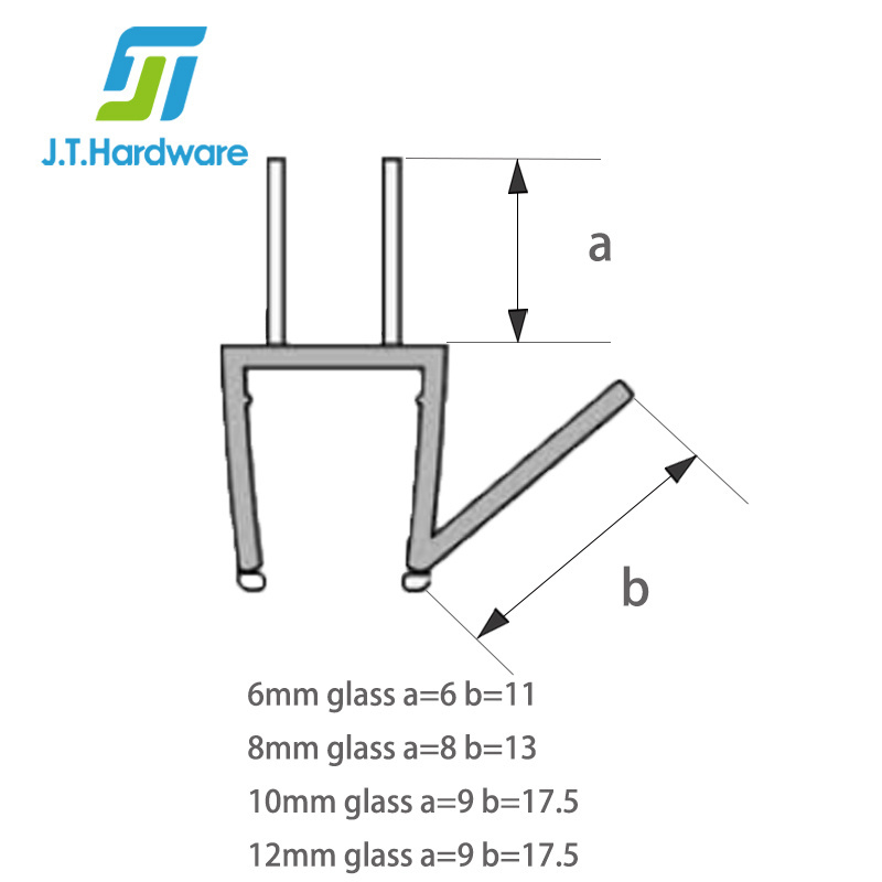 P990WS Clear Co Extruded Bottom Sweep with 45 Degree Drip Rail Shower Door Seal