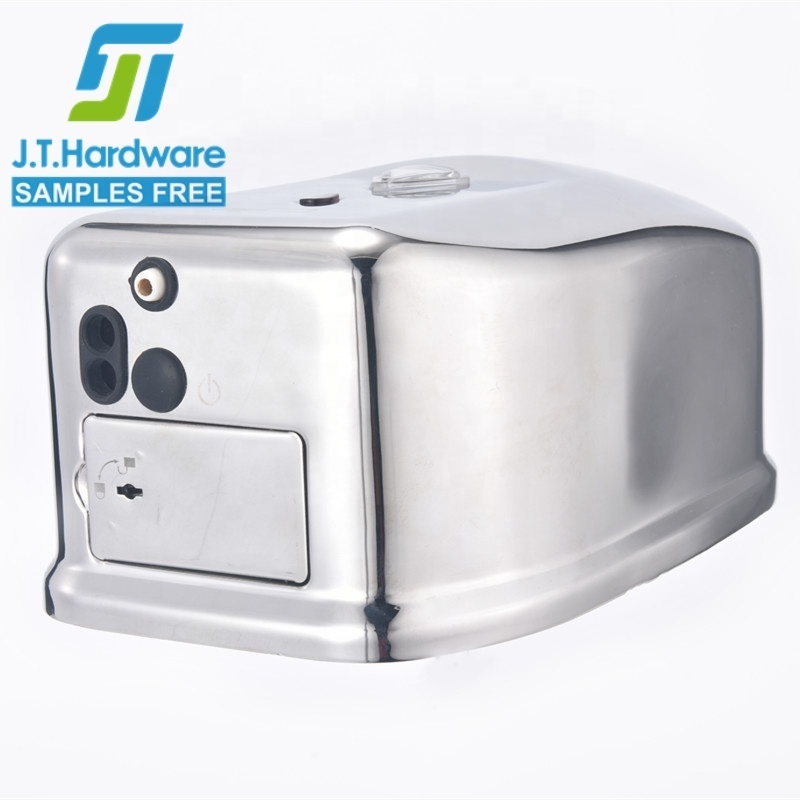 CE Wall mount 304 stainless steel hand free touchless motion sensor automatic hand sanitizer dispenser