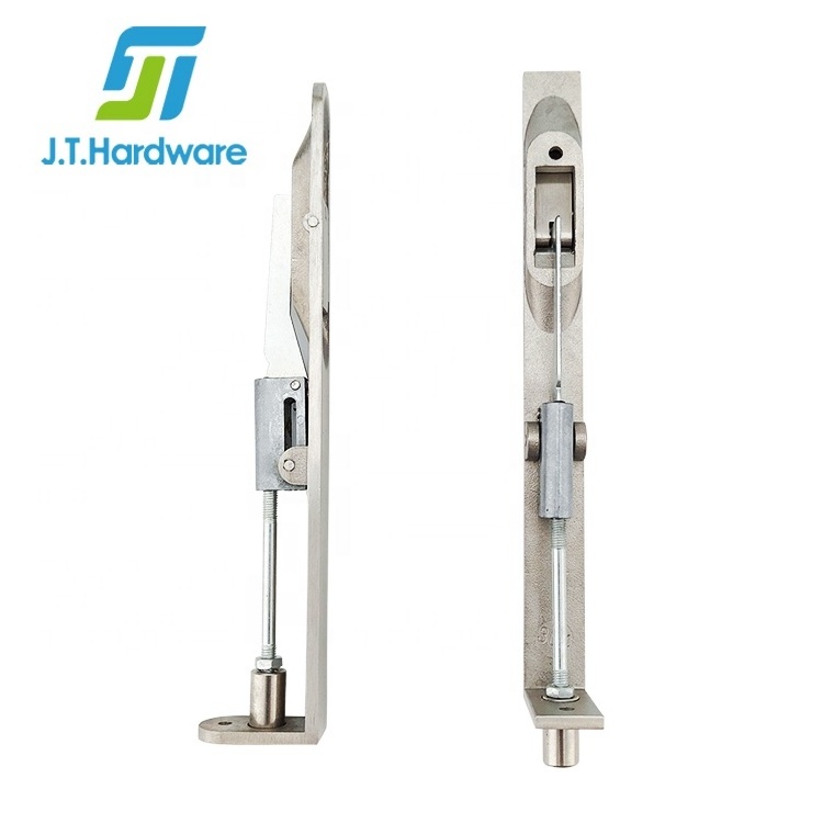 Stainless Steel L Type Security Fireproof Vertical Concealed Barrel Lever Action Flush Bolt