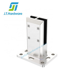 Heavy Duty 180 Degree Double Side 2205 Floor Mounted Square Railing Pool Fence Glass Spigot