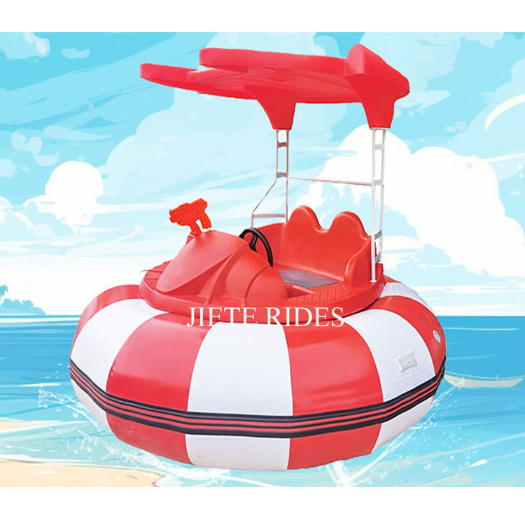 Luxury 3-person fiberglass LLDPE electric bumper boat stainless steel fishing speed boat inflatable pontoon boat