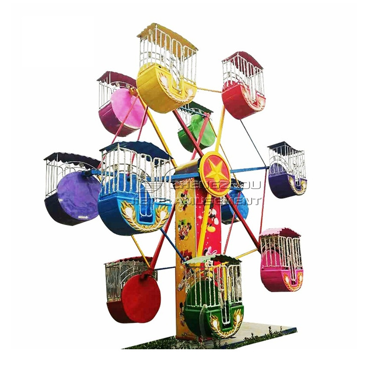 Fairground Rides Amusement Park 10 Seats Electrical Kids Mini Ferris Wheel for Sale