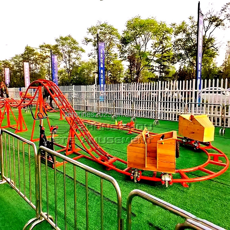 newest profitable s most popular amusement park rides unpowered mini roller coaster for sale