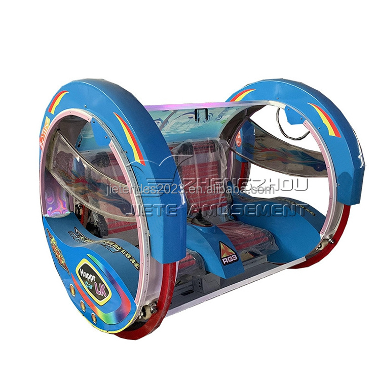 China Manufactories Happy Swing Car Kids Rides Le Ba Car Kids Game Machine Rolling Cars Other Amusement Park Products For Sale