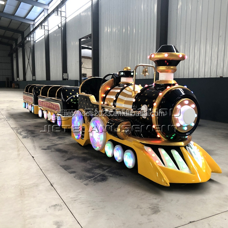 amusement park swing children kids fiberglass cartoon electric mini train amusement kiddie rides