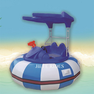 Luxury 3-person fiberglass LLDPE electric bumper boat stainless steel fishing speed boat inflatable pontoon boat