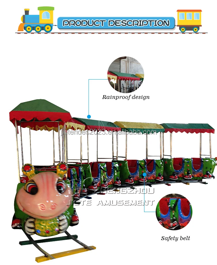 Amusement Rides kiddie games ant theme mini track train for sale ant/ worm track train hot in Nigeria Kenya South Africa