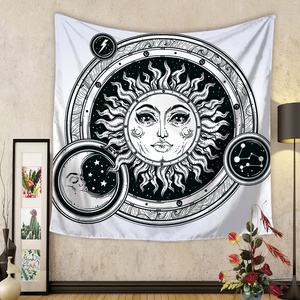 Home Decoration Cheap Wall Hanging Sun And Moon Hippy Mandala Bohemian Printing Tapestry