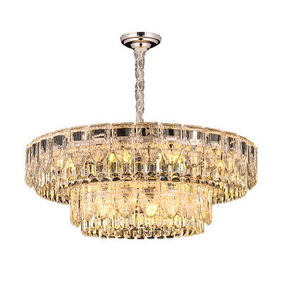 Crystal Lamp Chandelier Ceiling Light Modern Luxury Led Pendant Light For Hotel Living Room Villa Chandeliers Pendant Lights