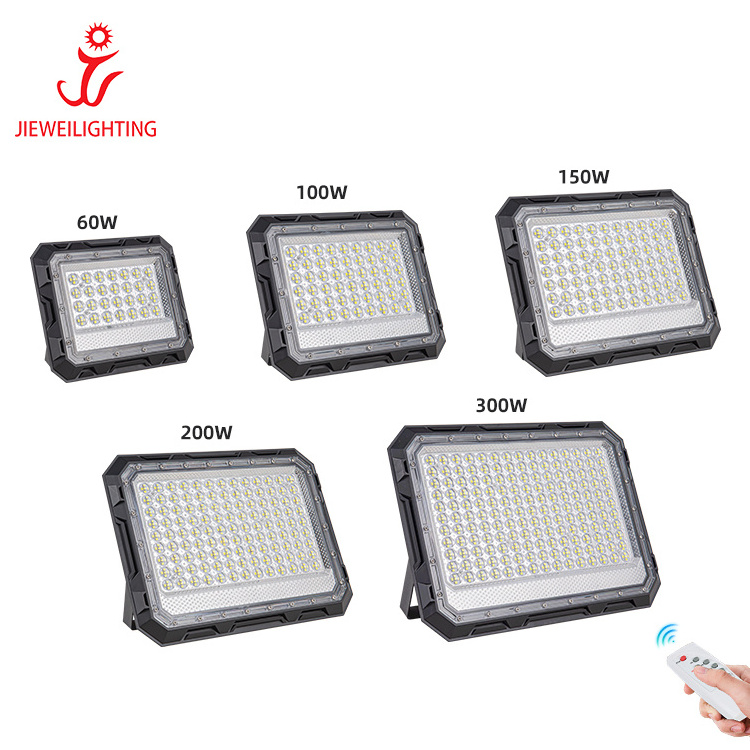 Modern Simple Outdoor Decoration Parking Lot Park Square Dimmable Support Solar Flood Lights