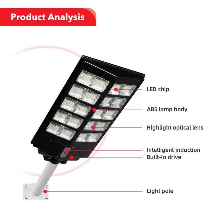 OEM ODM Ip65 Outdoor Waterproof Highway Road Light Night Day Smart Integration 180w 240w 300w All In One Led Street Light Solar