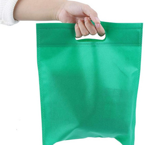 High strength disposable reusable pp laminated non woven shopping tote bags Dcut shopping small gift bags in various color