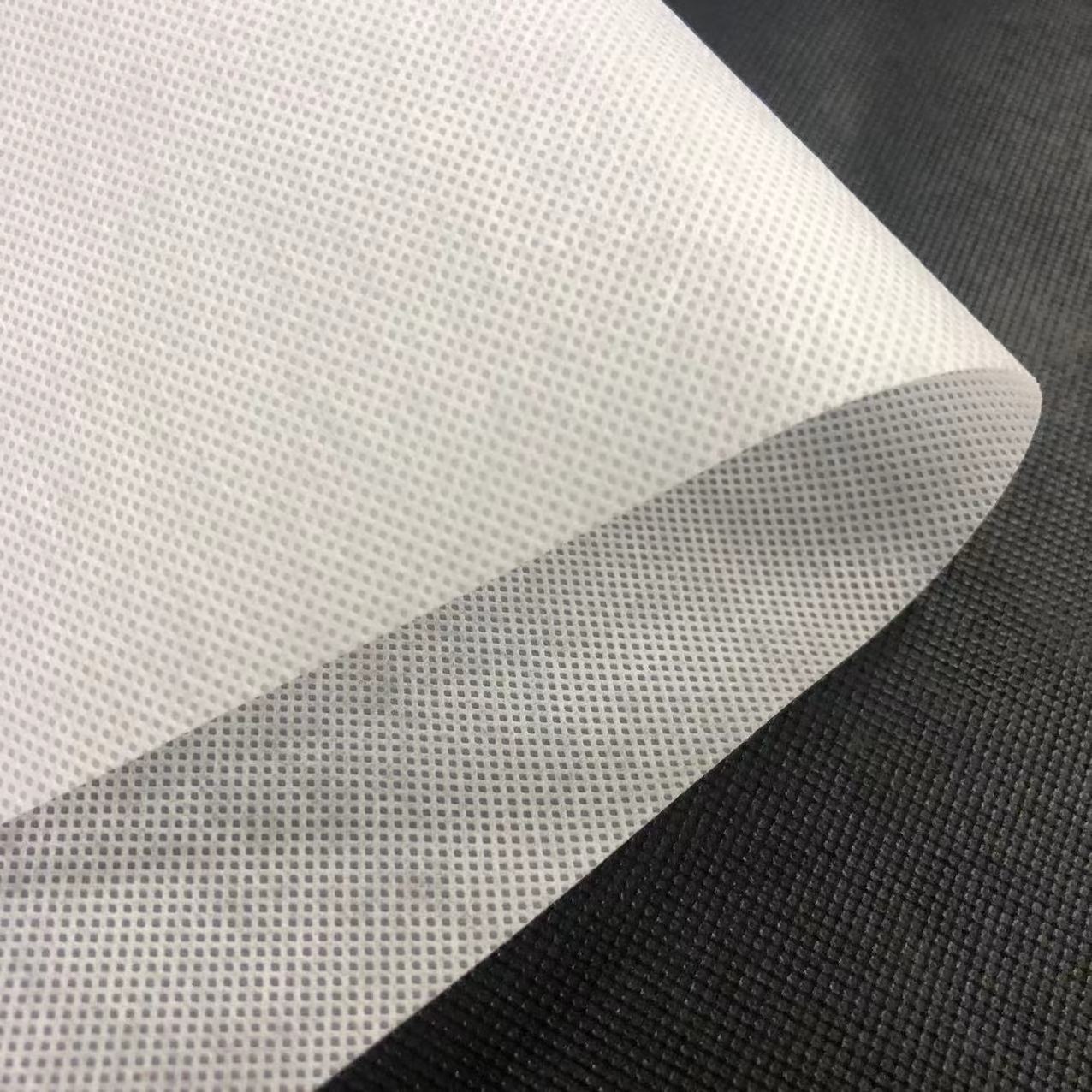 Customized 20gms, 120gms Black 100% Polyester Fabric Spunbonded PET Nonwoven Fabric for Dress Cover