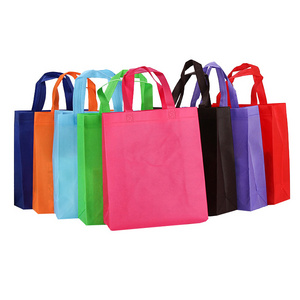 Durable 100%PP Spunbond Nonwoven Handle Bag Shopping Bag with Printed Logo