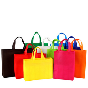 Gift shopping handle carry bags with your own logo large nonwoven shopping bag nonwoven shopping bags