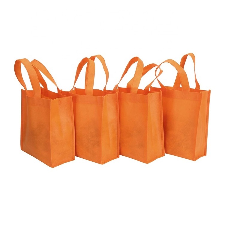 Gift shopping handle carry bags with your own logo large nonwoven shopping bag nonwoven shopping bags