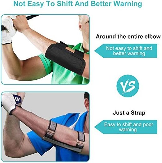 Custom Elbow Straight Golf Swing Trainer Tennis Elbow Support Elbow Splint for Cubital Tunnel Brace ulnar nerve brace