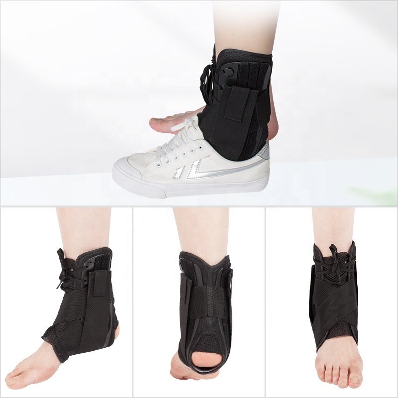 Breathable Elastic ankle splint Foot Drop Orthotic Brace Adjustable Elastic Ankle Support heel brace for heel pain