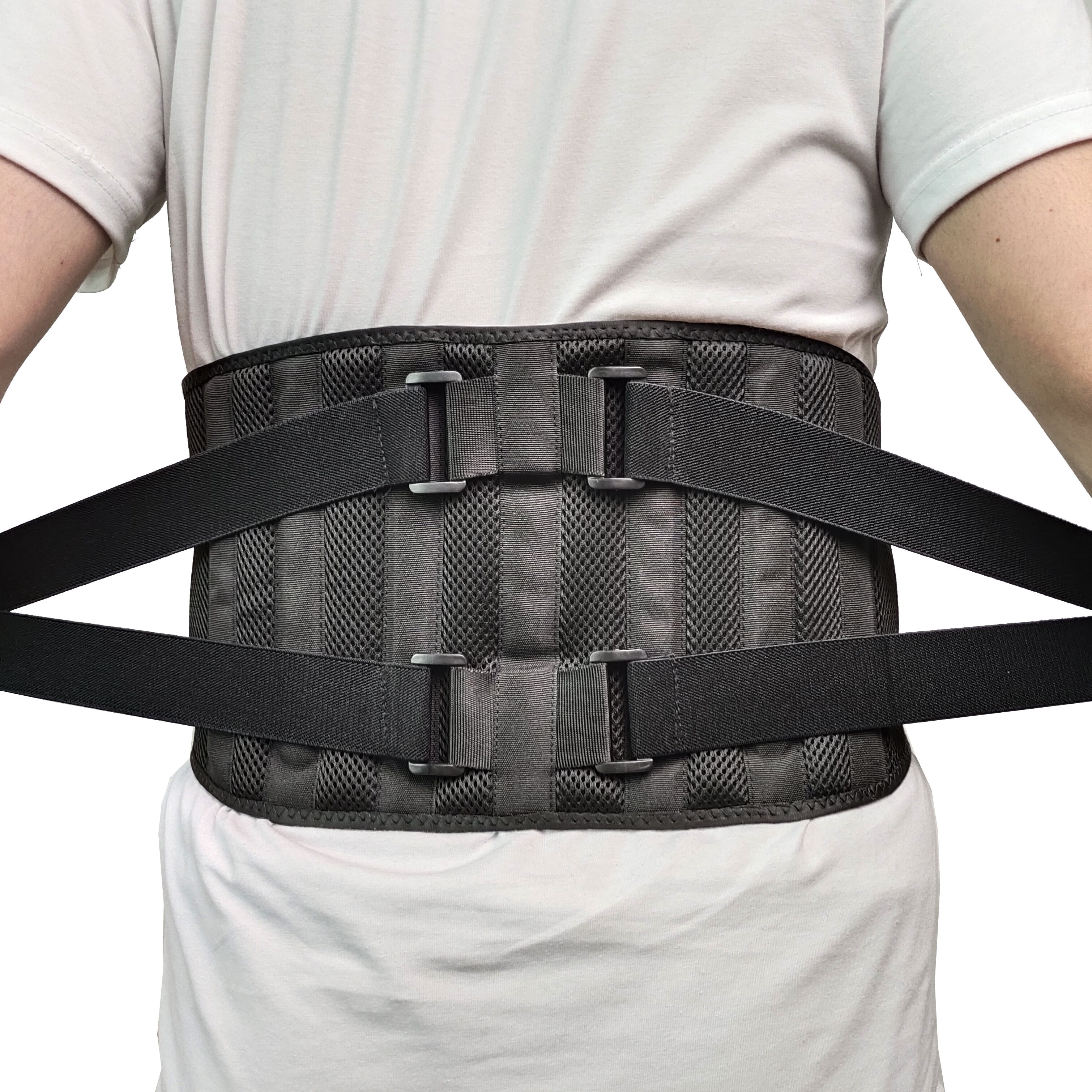 Best Selling Customized Medical Lumbar Support 6 Stays Breathable Anti-skid Waist Support lumbar Back Brace for Men Women