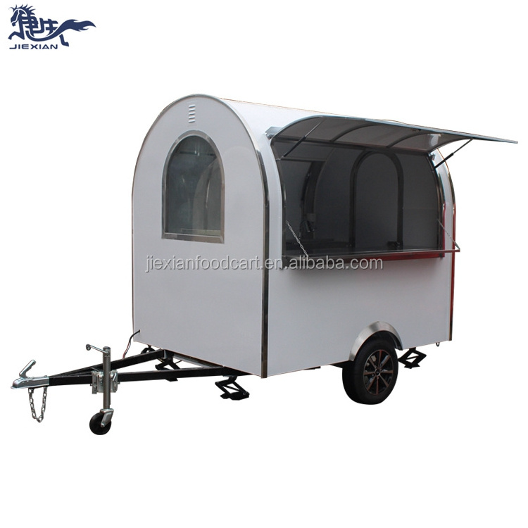 JX-FR220J concession burger shawarma mobile food cart for sale food trailer