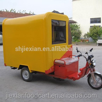 JX-FR220GA sweet corn cart mobile kiosk and push cart fast food cart