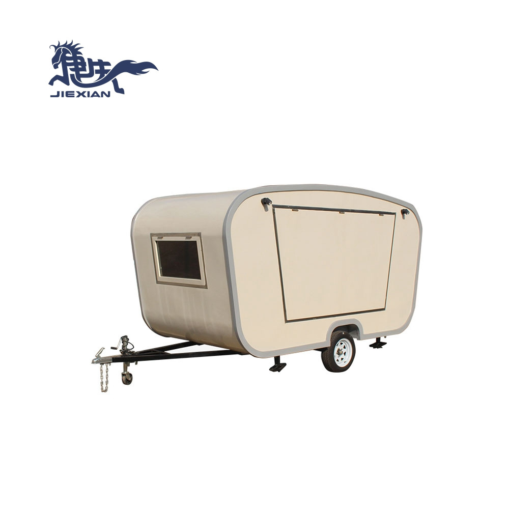 JX-FV400 Factory custom design decorating travel trailer  for small car mobile salon truck