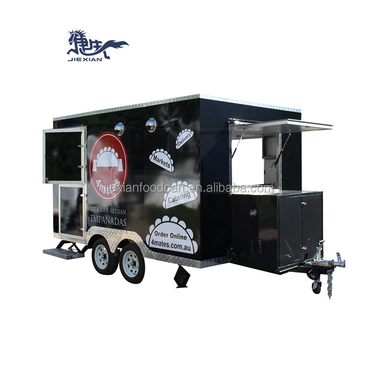 JX-FS350 Hot dog ice cream food cart concession trailer mini truck food used food trucks for sale