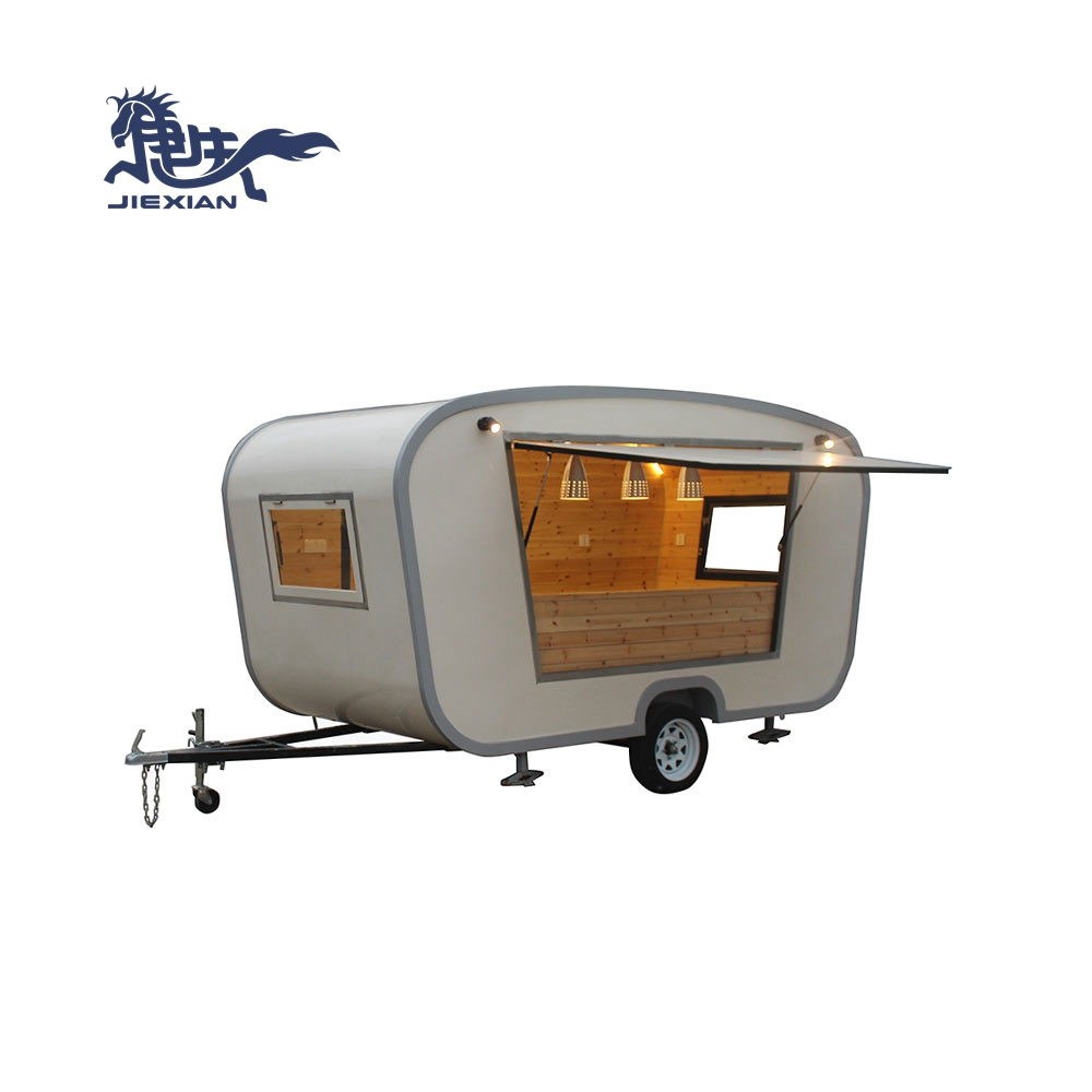 JX-FV400 Factory custom design decorating travel trailer  for small car mobile salon truck