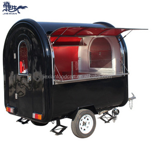 JX-FR220B Cheap outdoor street food truck/ice cream cart/hot dog mobile food cart food trailer