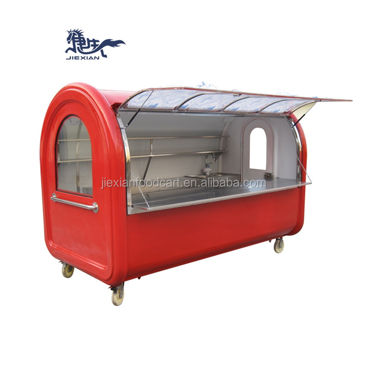 Hot Selling Street Vending Carts/Food trucks for sale in china Mobile Fast Kiosk/Europe Fast Mobile Food Trailer