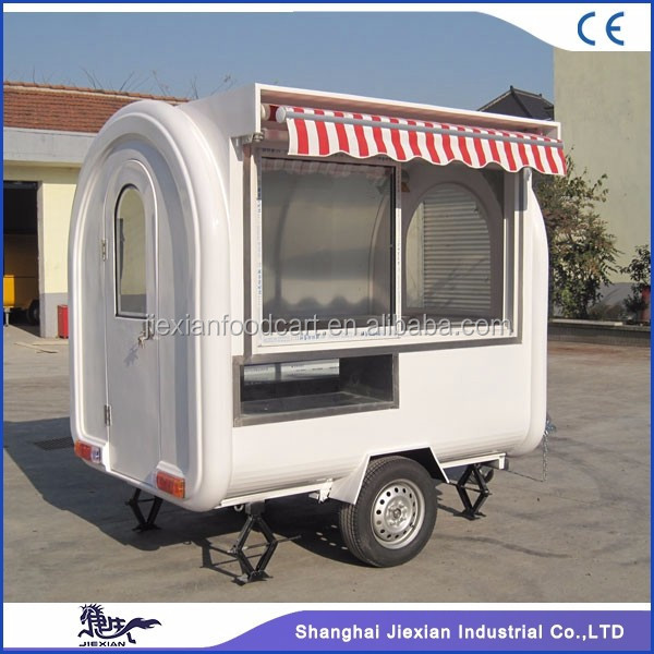 JX-FR220H Shanghai Jiexian food truck for sale caravan store coffee shop