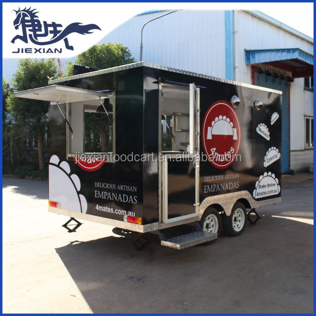 JX-FS350 Hot dog ice cream food cart concession trailer mini truck food used food trucks for sale