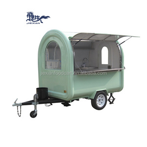 JX-FR220B Outdoor Mobile coffee cart/food truck/food concession trailer for sale