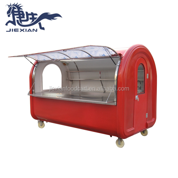 Hot Selling Street Vending Carts/Food trucks for sale in china Mobile Fast Kiosk/Europe Fast Mobile Food Trailer