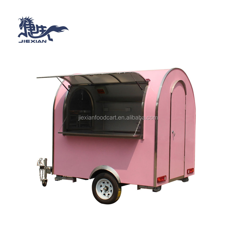 JX-FR220BG customized cart to sell candy mexican ice cream cart for sale food trailer