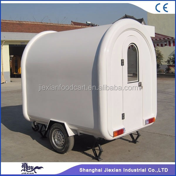 JX-FR220H Outdoor offroad camper trailer mobile kitchen truck for sale bike food cart with awning