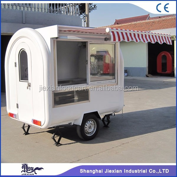 JX-FR220H Shanghai Jiexian food truck for sale caravan store coffee shop